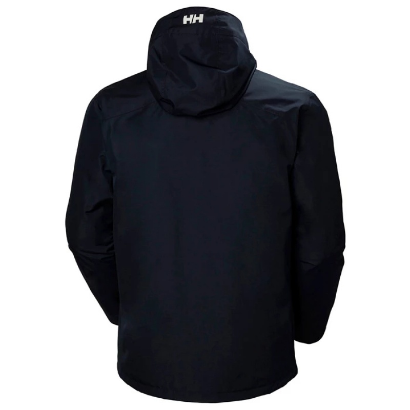 Férfi Helly Hansen Squamish Cis Alkalmi Kabátok Sötétkék | WON-956018