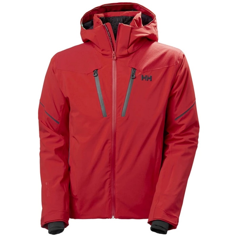 Férfi Helly Hansen Steilhang Síkabátok Piros | WNC-256438