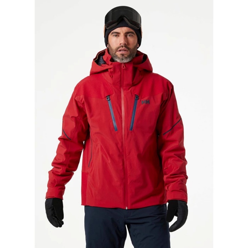 Férfi Helly Hansen Steilhang Síkabátok Piros | WNC-256438