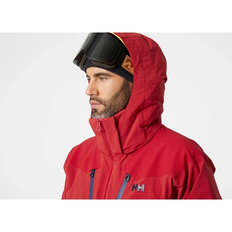 Férfi Helly Hansen Steilhang Síkabátok Piros | WNC-256438