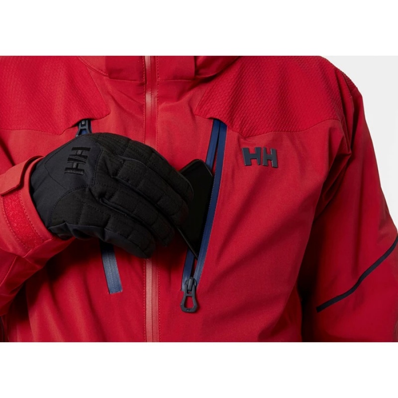 Férfi Helly Hansen Steilhang Síkabátok Piros | WNC-256438