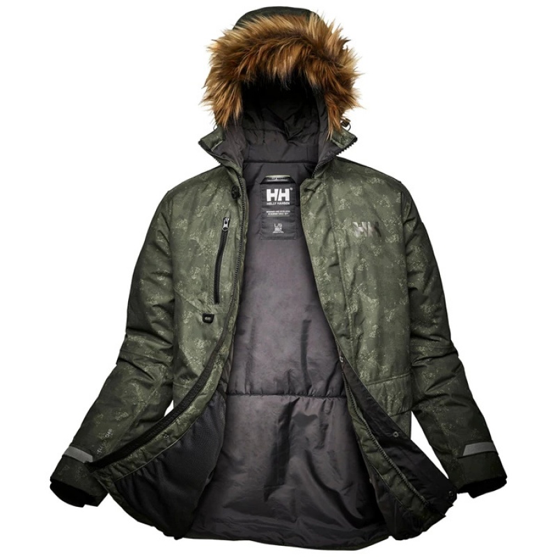 Férfi Helly Hansen Svalbard Parka Dzsekik Szürke | HVC-328679