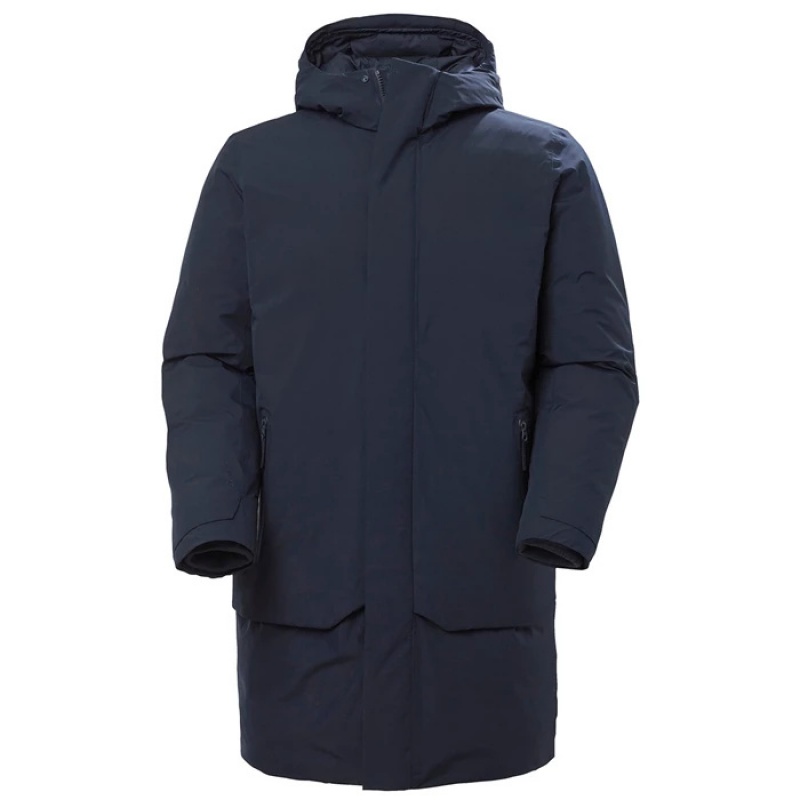 Férfi Helly Hansen Urb Pro Parka Dzsekik Sötétkék | DIB-437581