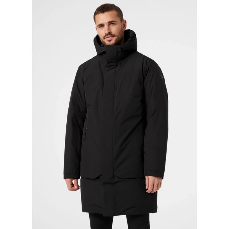 Férfi Helly Hansen Urb Pro Parka Dzsekik Fekete | CRB-579208