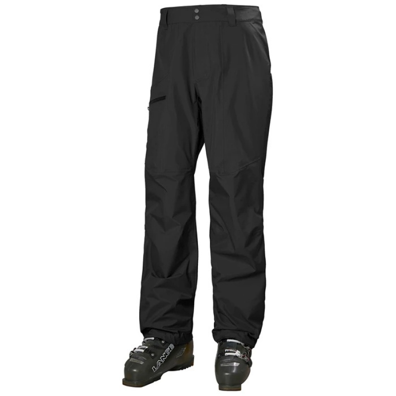 Férfi Helly Hansen Verglas 3l Sínadrág Fekete | NVW-697845