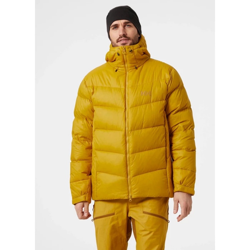 Férfi Helly Hansen Verglas Icefall Pehelykabát Barna | LRY-612834