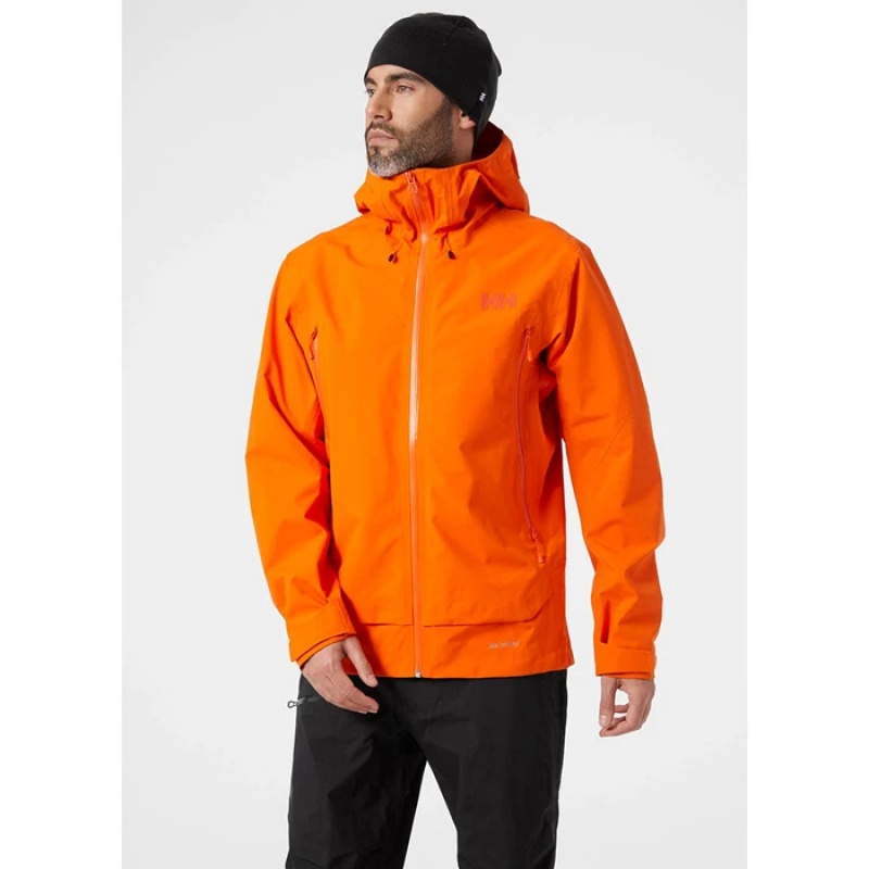 Férfi Helly Hansen Verglas Infinity Túradzsekik Narancssárga | VWJ-043812