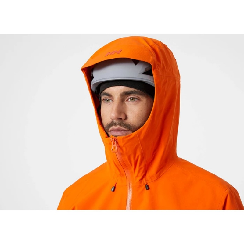 Férfi Helly Hansen Verglas Infinity Túradzsekik Narancssárga | VWJ-043812