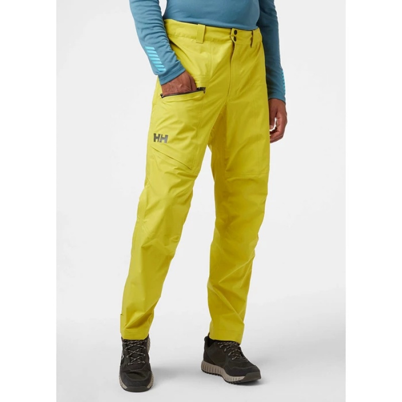 Férfi Helly Hansen Verglas Infinity Túranadrág Olivazöld | PAS-946157