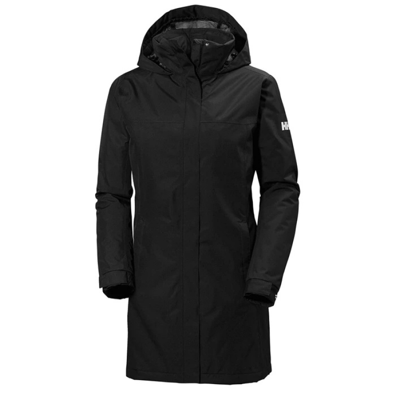 Női Helly Hansen W Aden Insulated Esőkabátok Fekete | VES-318504