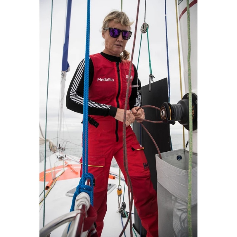 Női Helly Hansen W Aegir Race Salopette Vitorlás Dzsekik Piros | URS-210736