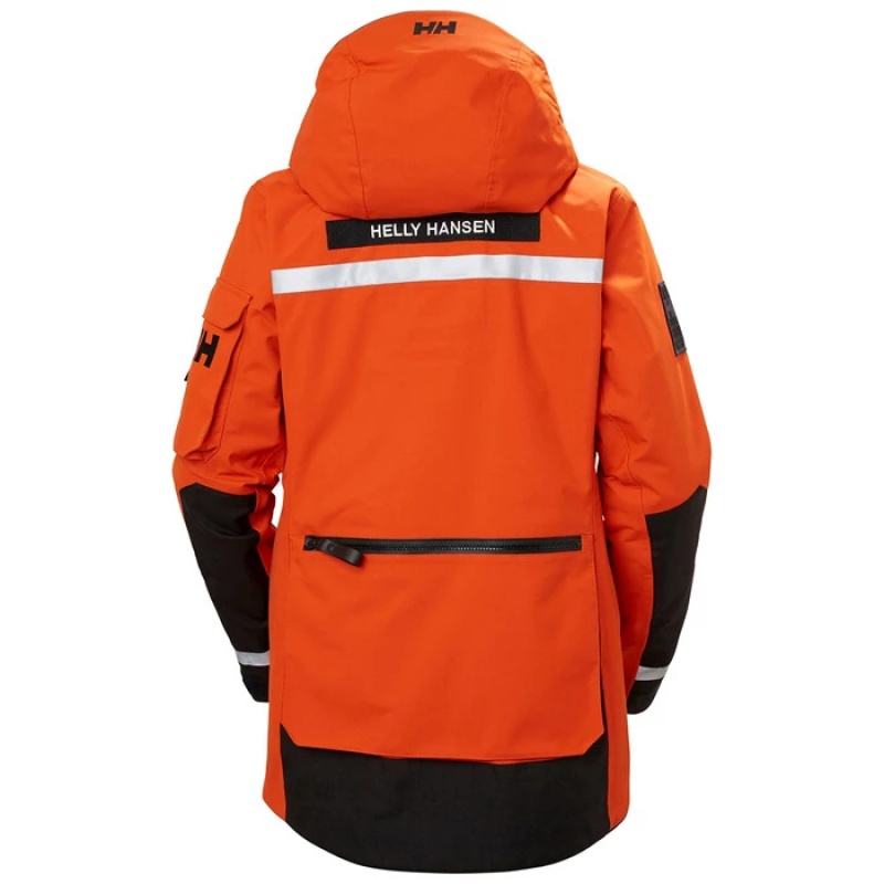 Női Helly Hansen W Arctic Patrol 3-in-1 Light Téli Kabátok Piros Narancssárga | WGC-084315