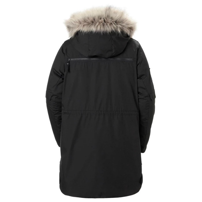 Női Helly Hansen W Arctic Patrol Parka Dzsekik Fekete | FEJ-731592