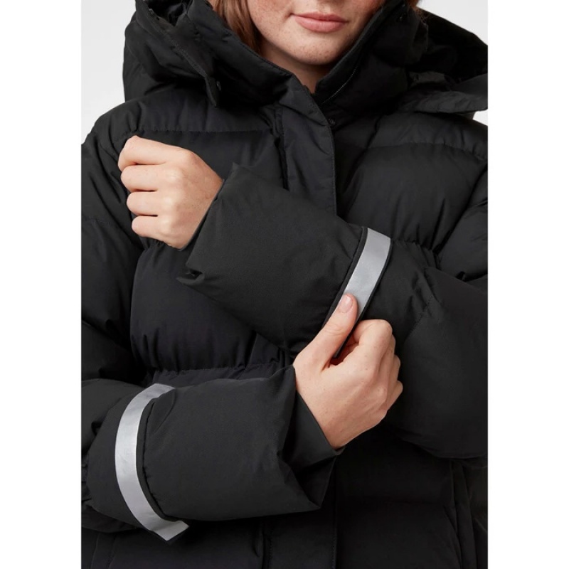 Női Helly Hansen W Aspire Puffy Téli Kabátok Fekete | YHE-893615