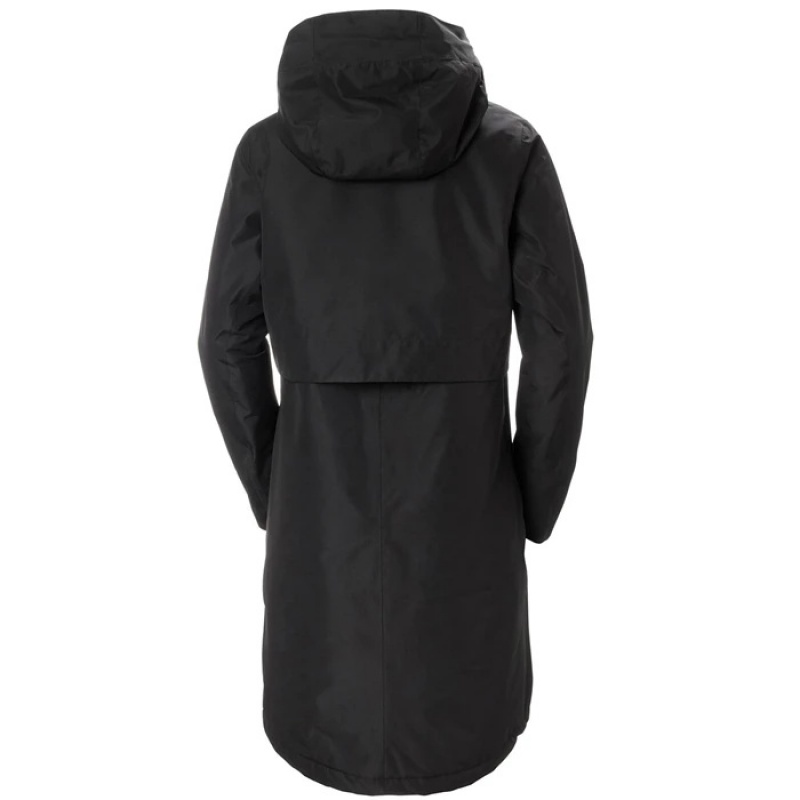 Női Helly Hansen W Aspire Rain Parka Dzsekik Fekete | YES-897504