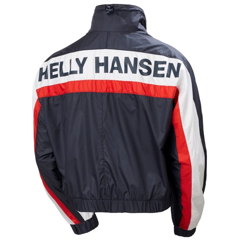 Női Helly Hansen W Breeze Packable Szél Alkalmi Dzsekik Sötétkék | GIB-830915