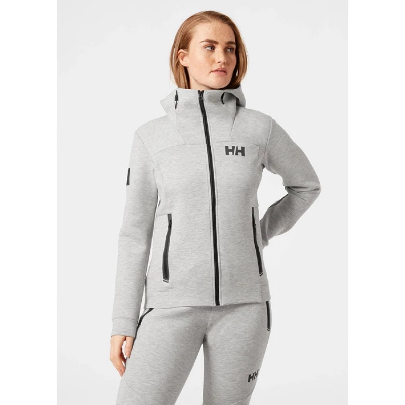 Női Helly Hansen W Hp Ocean Swt Pulóverek Szürke | OKQ-025964