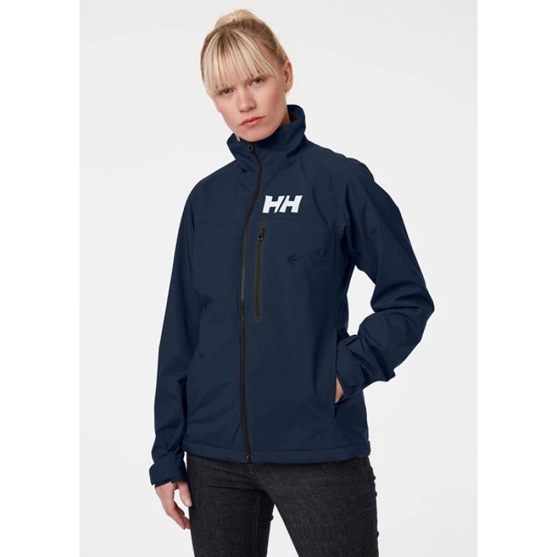 Női Helly Hansen W Hp Versenyautó Középréteg Vitorlás Dzsekik Sötétkék | WOF-968072