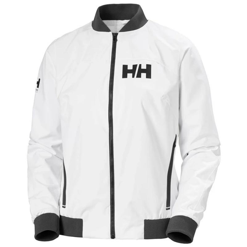 Női Helly Hansen W Hp Versenyautó Szél Vitorlás Dzsekik Fehér | GPB-382645