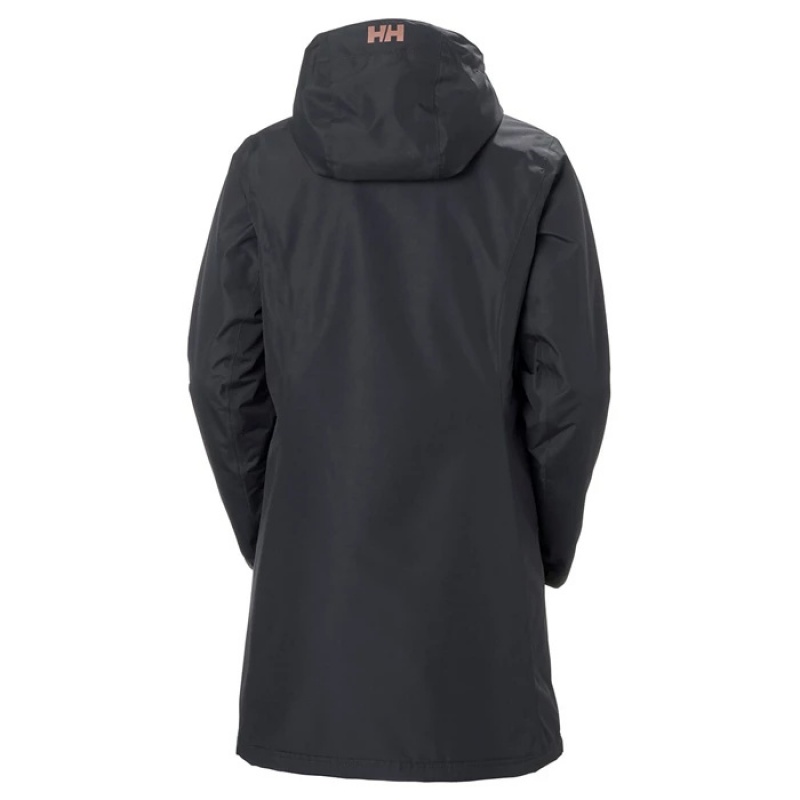 Női Helly Hansen W Long Belfast Téli Esőkabátok Szürke | LNC-462715