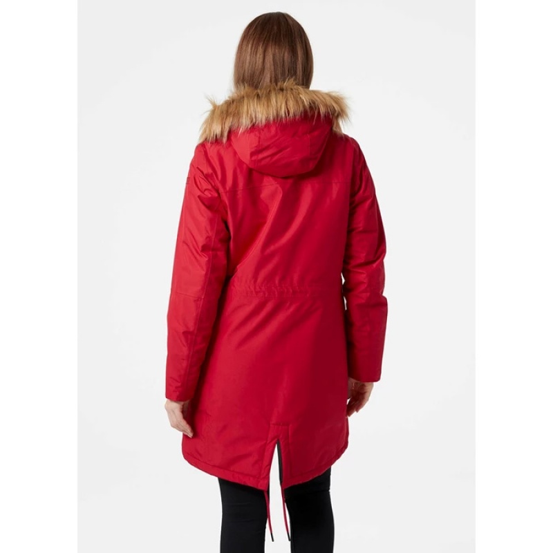 Női Helly Hansen W Mayen Parka Dzsekik Piros | DHY-397218