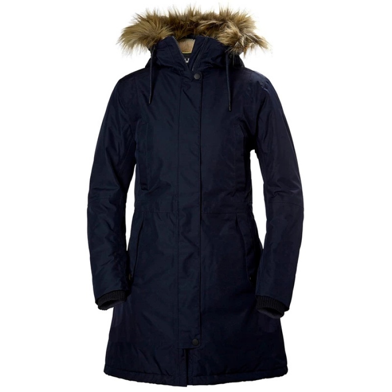 Női Helly Hansen W Mayen Téli Kabátok Sötétkék | IDR-462870