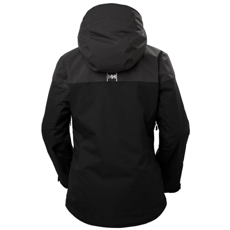 Női Helly Hansen W Motionista Lifaloft Insulated Síkabátok Fekete | SYV-619845