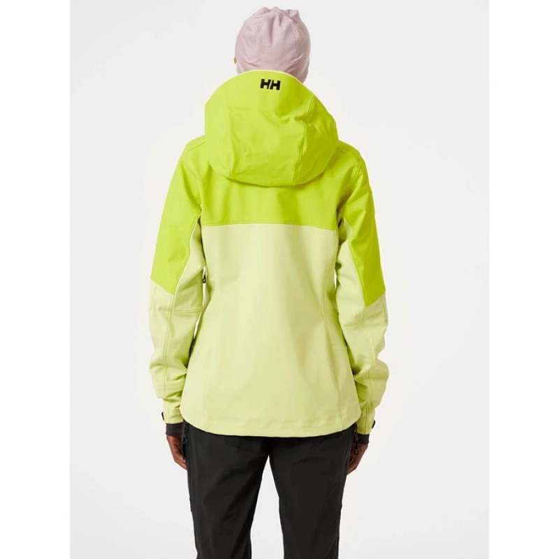 Női Helly Hansen W Odin Mountain Soft Kültéri Dzsekik Világos Zöld | LHO-512089