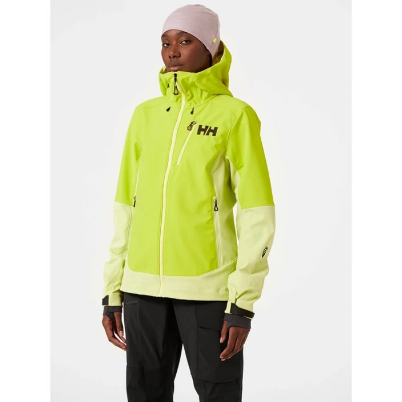 Női Helly Hansen W Odin Mountain Soft Kültéri Dzsekik Világos Zöld | LHO-512089