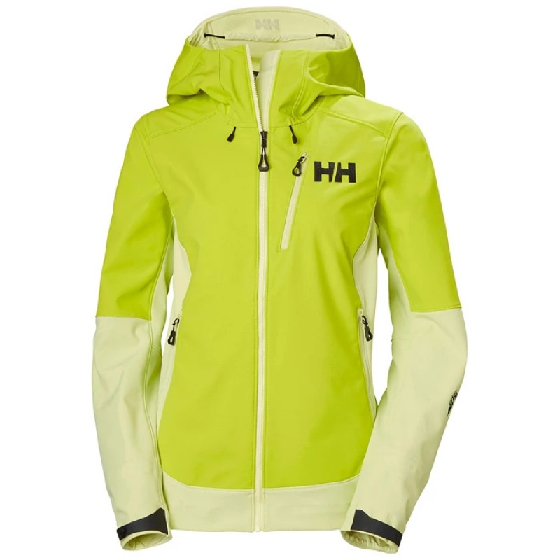 Női Helly Hansen W Odin Mountain Soft Kültéri Dzsekik Világos Zöld | LHO-512089