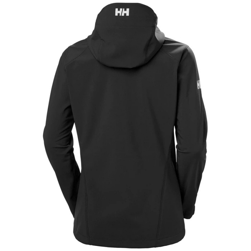 Női Helly Hansen W Paramount Hood Soft Shell Dzsekik Fekete | OEB-450392