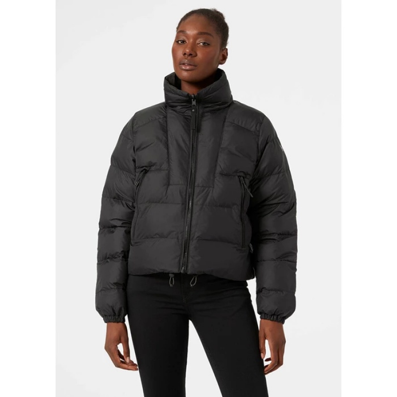 Női Helly Hansen W Reversible Puffer Téli Kabátok Fekete | BFW-639217