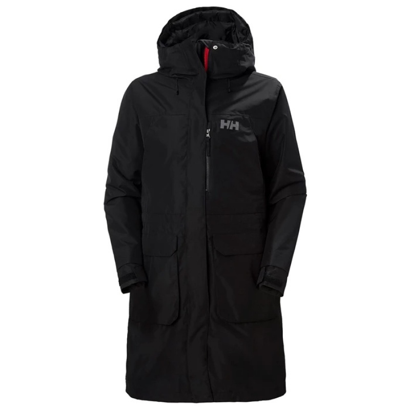 Női Helly Hansen W Rigging Esőkabátok Fekete | HDS-324601