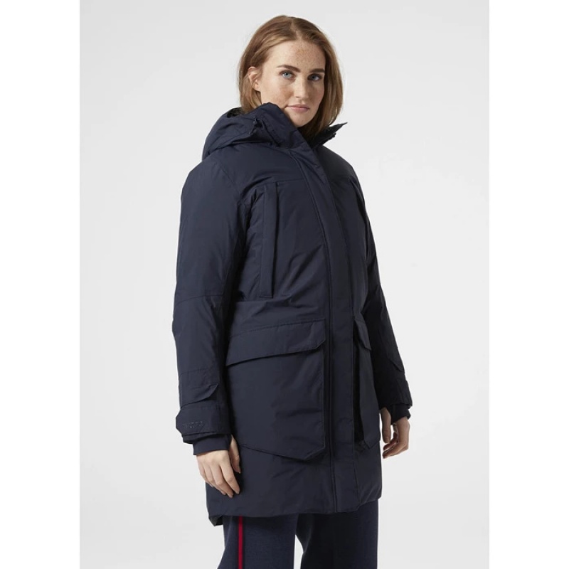 Női Helly Hansen W Rwb Parka Dzsekik Sötétkék | TCG-035486