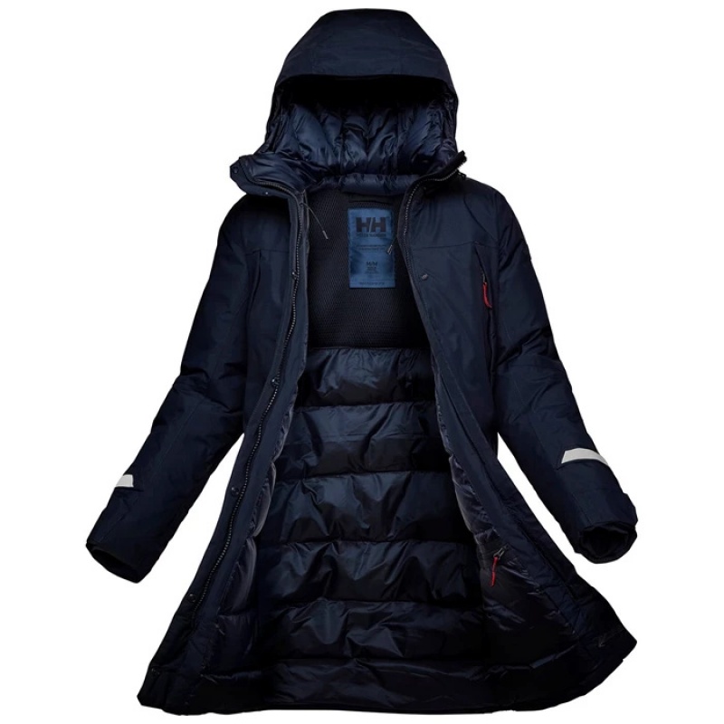 Női Helly Hansen W Rwb Parka Dzsekik Sötétkék | TCG-035486