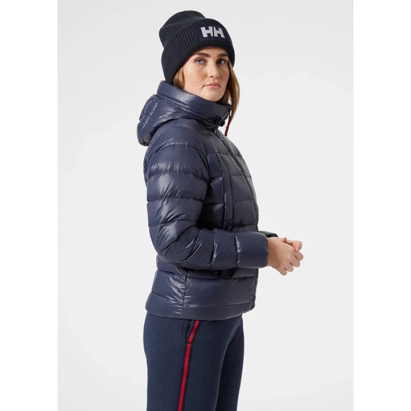 Női Helly Hansen W Rwb Pehelykabát Sötétkék | PIA-985634