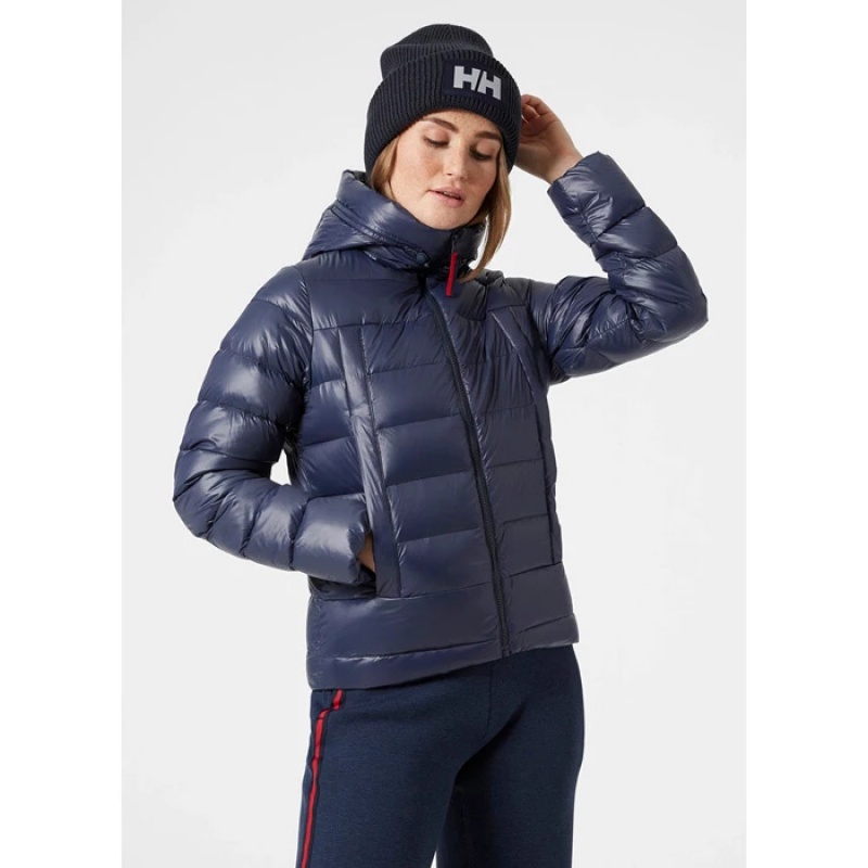 Női Helly Hansen W Rwb Pehelykabát Sötétkék | PIA-985634