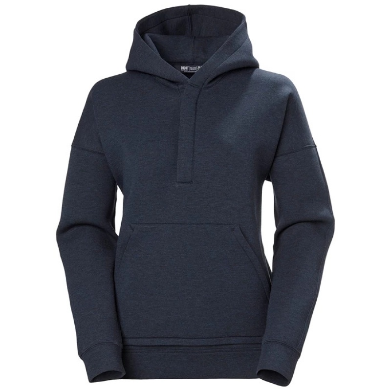 Női Helly Hansen W Rwbhooded Pulóverek Sötétkék | VXR-536790