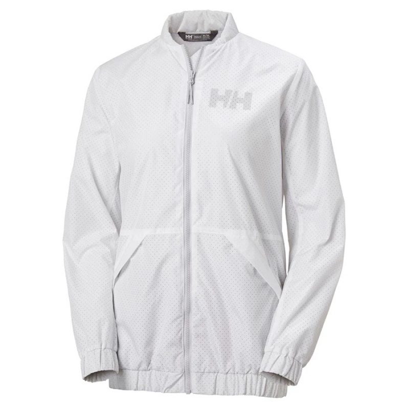 Női Helly Hansen W Scape Long Alkalmi Dzsekik Fehér | MAF-569718